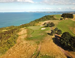 Kauri Cliffs 14th Aerial